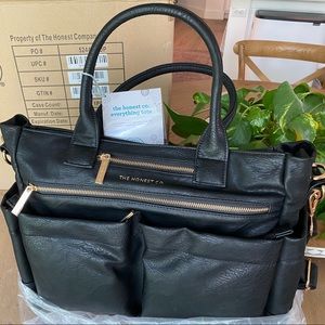 Honest Co. Everything Tote Diaper Bag in Black